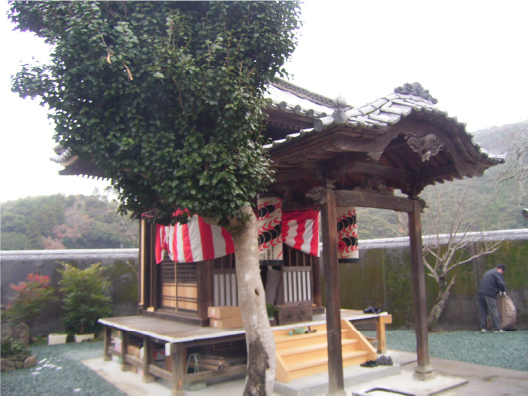 多聞天修復工事