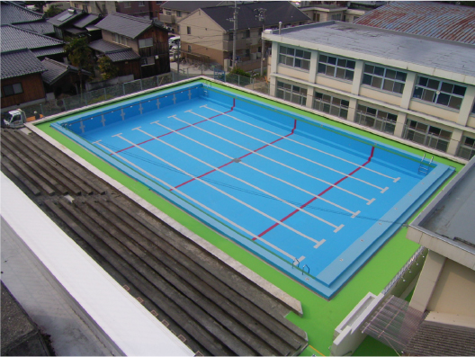 大教総第56号 大洲南中学校プール改修工