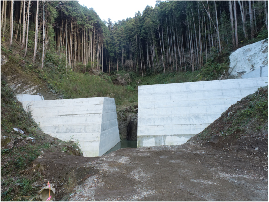 街通砂第5号の1 （一）肱川水系（砂）亀山川　通常砂防工事